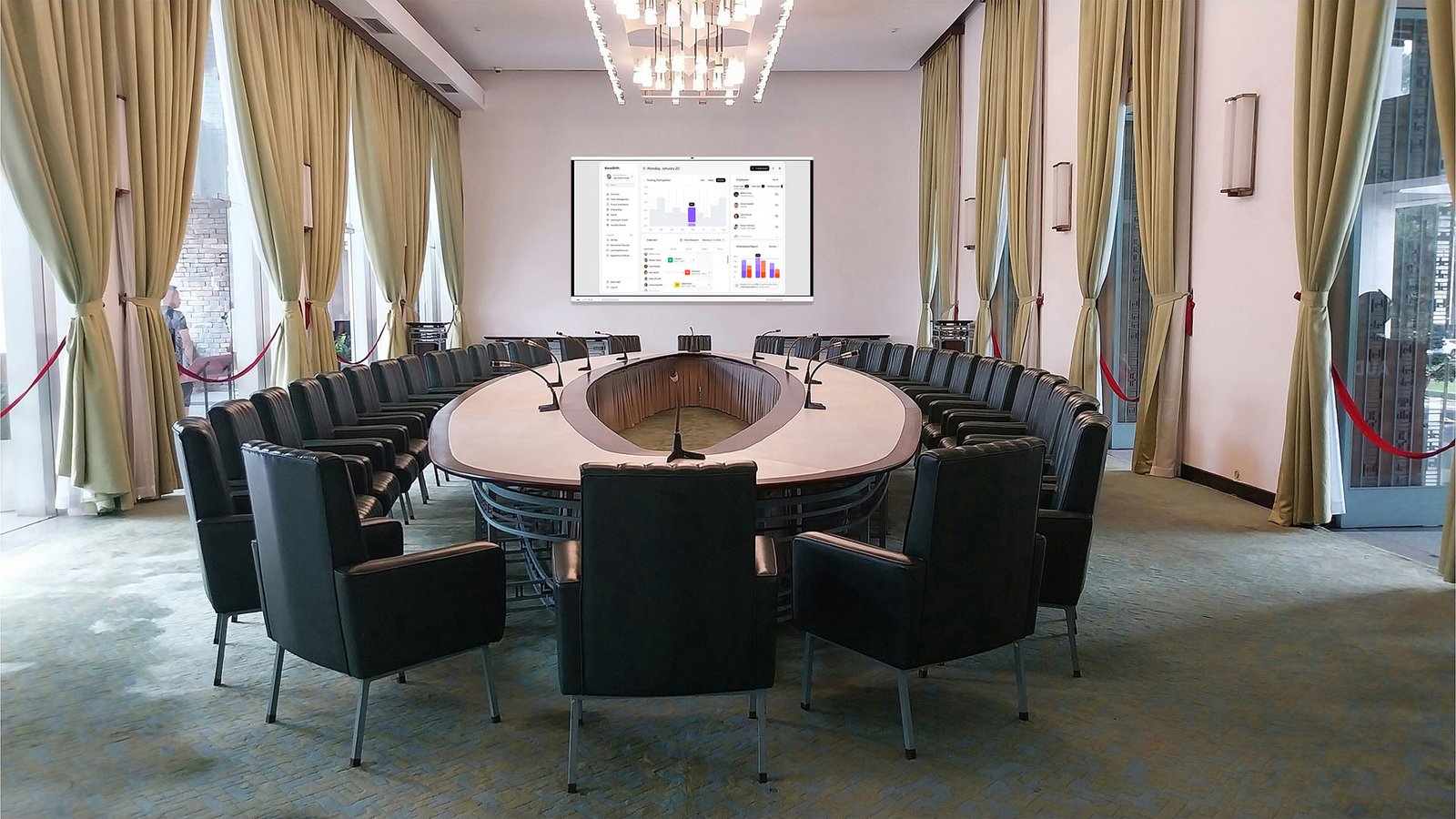 Corporate meeting rooms