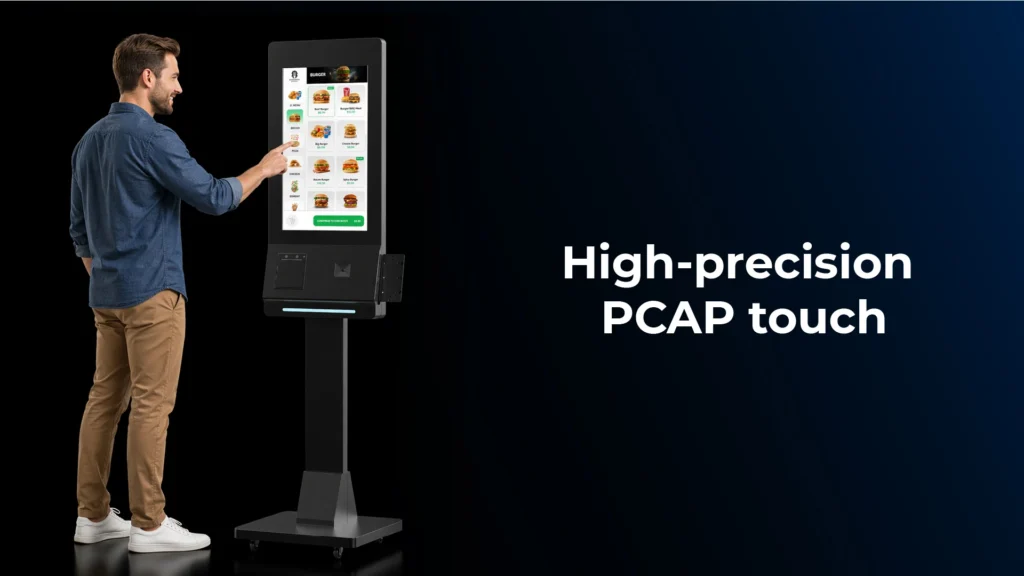 High-precision PCAP touch