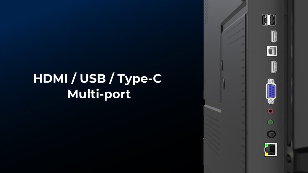 Multiple I/O: HDMI / USB / Type-C