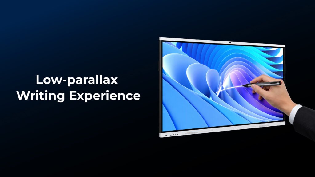 Low-latency, low-parallax writing experience