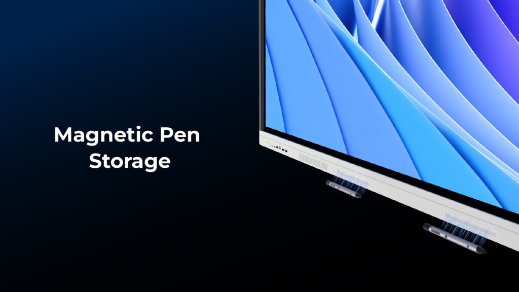 Magnetic pen storage