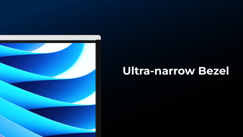 Ultra-narrow bezel design
