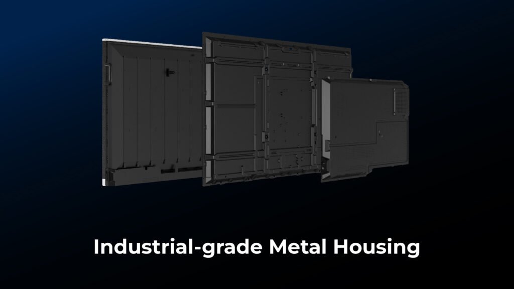 Industrial-grade metal housing