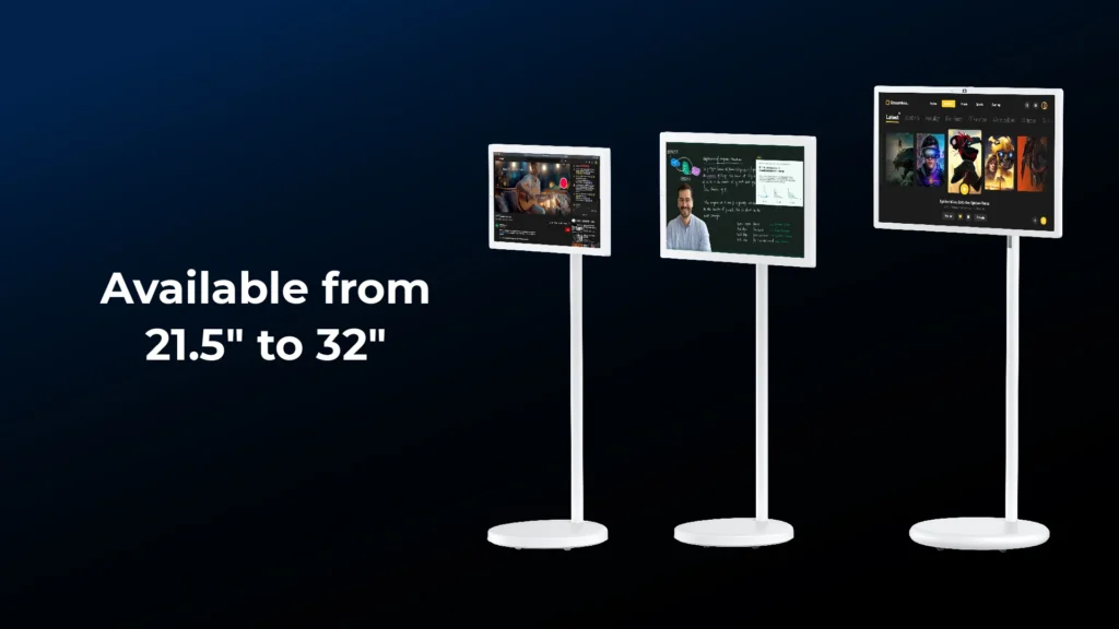 Available from 21.5" to 32"