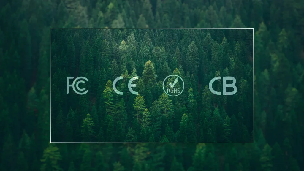 CE FCC RoHS CB certified
