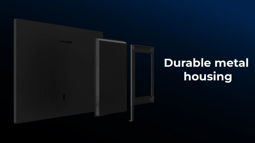 Durable metal housing
