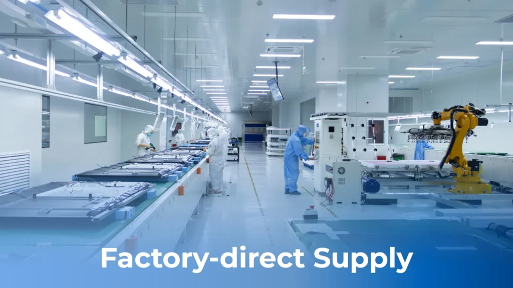 Factory-direct supply