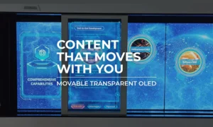 Interactive Transparent OLED Display Solution