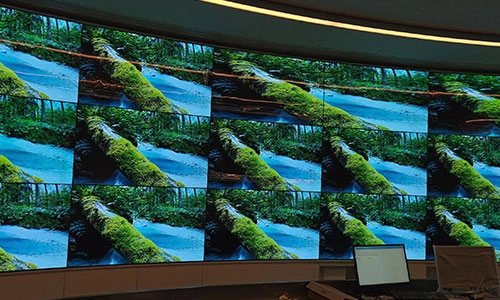 Project Completed Flexible OLED Video Wall Installation