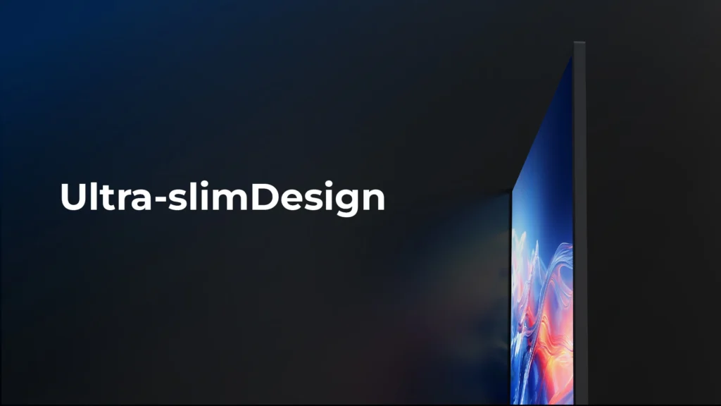 Ultra-slim design to save space