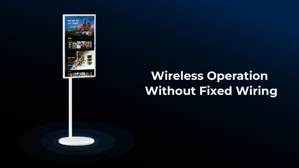Wireless operation without fixed wiring